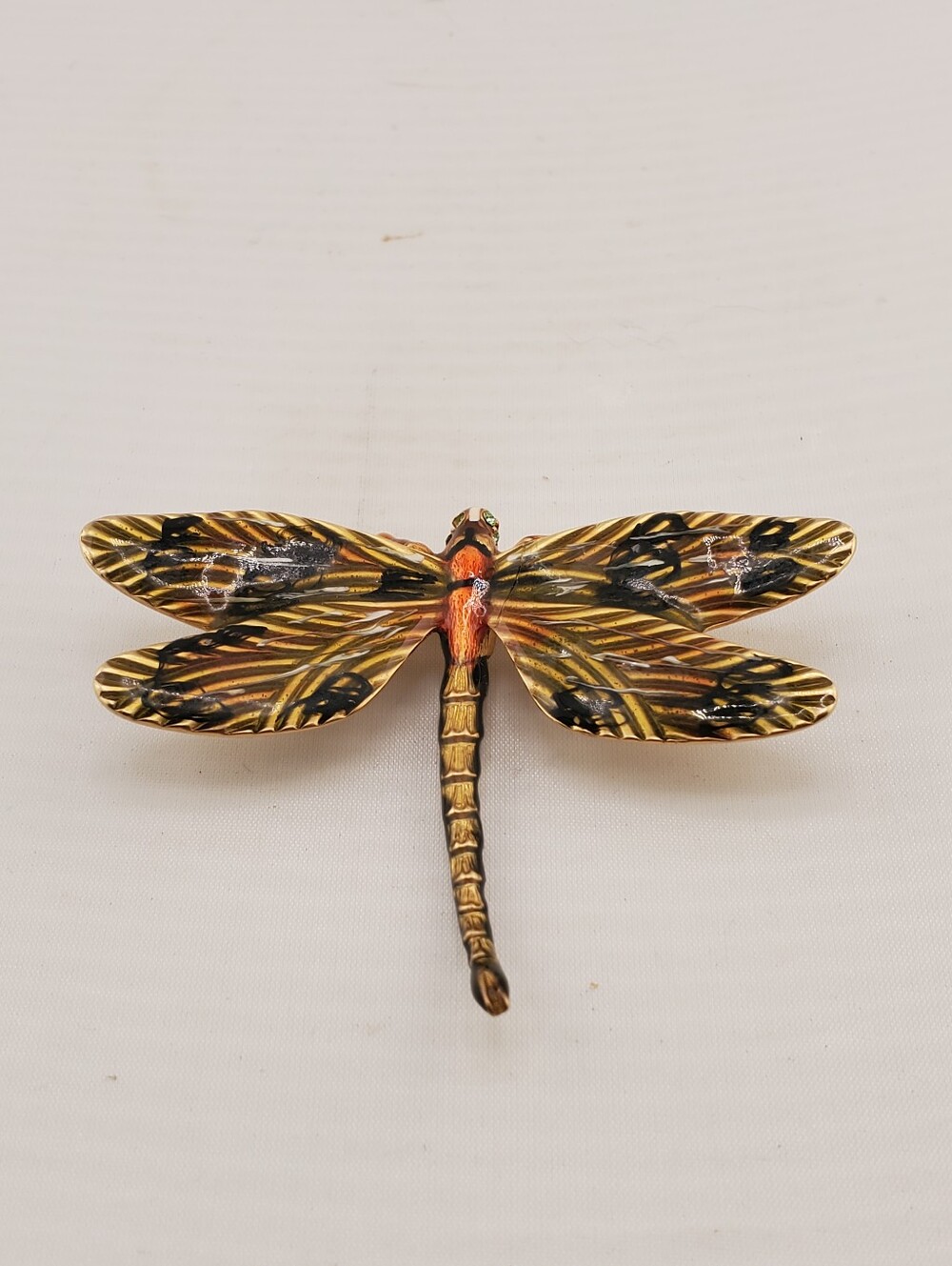Vintage Erwin Pearl Dragonfly Brooch